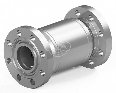 Клапан обратный поворотный фланцевый Dn50 Pn100 12Х18Н10Т