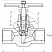 Клапан запорный Dn40 Pn100 муфтовый 09Г2С 15лс68нж